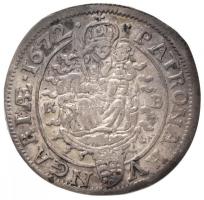 1672K-B 6kr Ag "I. Lipót" Körmöcbánya (3,14g) T:2,2-   
Hungary 1672K-B 6 Kreuzer Ag &quo...