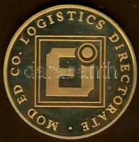 1995-1998. IFOR-SFOR misszió aranyozott emlékérem, eredeti díszdobozban T:PP