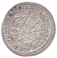 Német Államok / Szilézia 1697IA 3kr Ag "I. Lipót" (1,58g) T:2
German States / Silesia 169...
