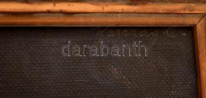 Karczag Zoltán (1881-1944): Virágcsendélet. Olaj, vászon, festék lepattanásokkal, jelzett, keretben,...