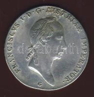 Ausztria/magyar verdejel 1826G Taler Ag I.Ferenc T:2/3+ fny, javítva