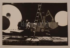 cca 1975 Budapest, DIGÉP vásári dekoráció, vintage fotó, 28x40 cm