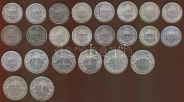 1912-15. 1K Ag (17x) + 2K Ag (7x) T:1,1/2,2+