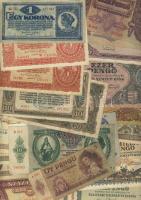 Kis korona/pengő/infla/"V.H"/forint tétel 36 klf db T:II,III