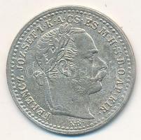 1870KB 10kr Ag "Ferenc József / Váltó Pénz" T:2,2-
Adamo M10.1