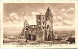 Zsámbék, prépostsági templom-rom a XIII. századból