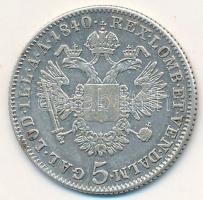Ausztria 1840C 5kr Ag "V. Ferdiánd" T:2-
Austria 1840C 5 Kreuzer Ag "Ferdinand"...