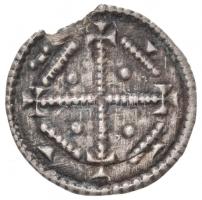 1141-1162. Denár Ag "II. Géza" (0,2g) T:2 ki., enyhén hajlott lemez
Hungary 1141-1162. De...
