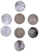 Lengyel Királyság ~1600. 8db-os vegyes 3 Poltorak Ag tétel T:2-,3 Poland ~1600. 8pcs of 3 Poltorak Ag coins C:VF,F