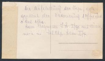 1915 Magyar katonák sorakozója Asanja határában a Dec felé vezető útnál a Szerbia elleni hadjárat id...
