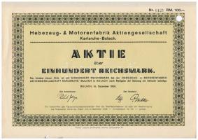 Németország / Weimar köztársaság / 3. Birodalom 3db részvény és kötvény, mindegyik lyukasztással érv...