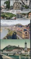 10 db RÉGI osztrák városképes lap / 10 pre-1945 Austrian town-view postcards