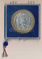 1984. "MÉE Gyöngyösi Csoport - Gyöngyös 1334-1984" jelzett Ag emlékérem (0.640), plombált ...