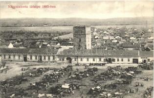 Nagyszalonta, Salonta; 1885-ben, piac / in 1885, market