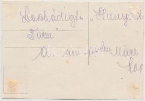 1915 A harcokban megsérült zimonyi Milleniumi emlék (Hunyadi-torony) a Szerbia elleni hadjárat idejé...