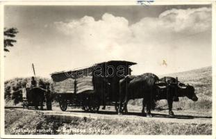 1943 Székelyudvarhely, Odorheiu Secuiesc; Borvizes szekér / mineral water carriage (EK)