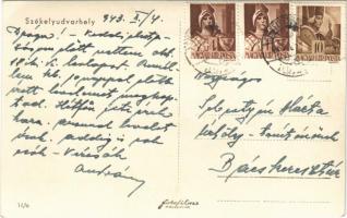 1943 Székelyudvarhely, Odorheiu Secuiesc; Borvizes szekér / mineral water carriage (EK)