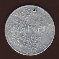 Ausztria 50Gr Alu segélypénz "NSDAP-Hitler Bewegung" T:2 j