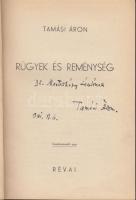 Tamási Áron: Rügyek és reménység. Budapest, 1936, Révai. Kiadói egészvászon kötés. A szerző által Dr...