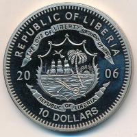 Libéria 2006. 10$ "Szabadság pillanatai-Szabadságszobor 1886" multicolor T:PP ujjlenyomat
...