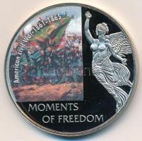 Libéria 2006. 10$ "Szabadság pillanatai - Amerikai polgárháború 1861-1865" multicolor T:PP Liberia 2006. 10 Dollars "Moments of Freedom-The American civil war 1861-1865" multicolor C:PP