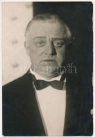 cca 1930 Csortos Gyula(1883-1945) színész, pecséttel jelzett fotó, 18x12 cm