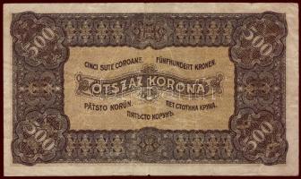 1923. 500K "Magyar Pénzjegy..." T:II/III