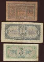 Oroszország/Szovjetunió 1909-1938. 8 klf bankjegy jobbakkal T:II,II/III