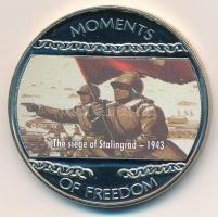 Libéria 2004. 10$ "Szabadság pillanatai - A sztálingrádi csata 1943." multicolor T:PP  Liberia 2004. 10 Dollars "Moments of Freedom -The siege of Stalingrad 1943." multicolor C:PP