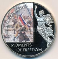 Libéria 2006. 10$ "Szabadság pillanatai - Szlovák felkelés 1944" multicolor T:PP Liberia 2006. 10 Dollars "Moments of Freedom - National Slovak uprising 1944" multicolor C:PP