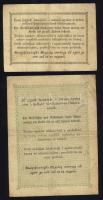 1948-49. kistétel "Kossuth-bankó" 30kr T:II, 2Ft T:II, 5Ft T:II/III, 10Ft T:II/III(1x), T:...