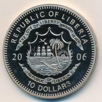 Libéria 2006. 10$ "Szabadság pillanatai - Normandiai partraszállás 1944.6.6." multicolor T...