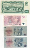 Csehszlovákia 1961. 100K + 1970. 20K (2x) + Csehország 1997. 50K T:III
Czechslovakia 1961. 100 Koru...