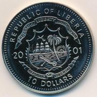 Libéria 2001. 10$ "Szabadság pillanatai - A második világháború vége 1945." multicolor T:P...