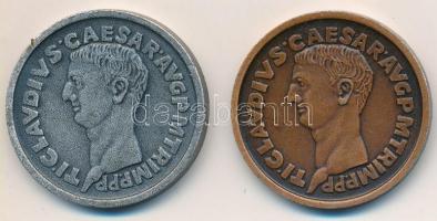 1966. "Savaria Karnevál Szombathely" ezüstözött műanyag zseton + 1966. "Savaria Karne...