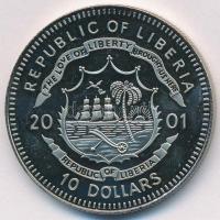 Libéria 2001. 10$ "Szabadság pillanatai - Alekszander Szolzsenyicin 1953." multicolor T:PP...