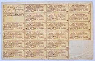 Budapest 1942. "Hangya Termelő-Értékesítő és Fogyasztási Szövetkezet"  üzletrészjegye 10P-...