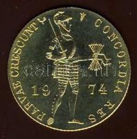 Hollandia 1974. Dukát Au 3,494g T:PL