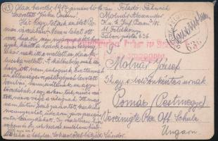 Tábori posta képeslap &quot;FP 636 b&quot;, Austria-Hungary Field postcard &quot;FP 636 b&quot;