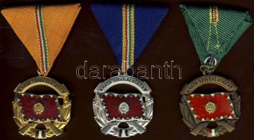 "A haza szolgálatáért" bronz + ezüst + arany fokozat(3klf) T:1/2