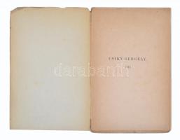 Csiky Gergely: Cecil házassága. Csiky Gergely Színművei VIII. Budapest, 1884, Athenaeum Rt., 100 p. ...