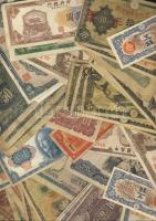 Kína nagy tétel főleg 1945 előtti bankjegyek benne igen kevés modern összesen több, mint 500db T:II,...