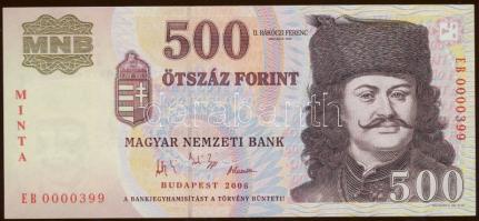 2006. 500Ft "1956. 50.évf..." "Minta" T:I csak 500db