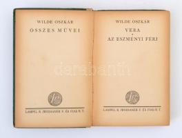 Wilde, Oscar: Vera. Az eszményi férj. [Bp.], é. n., Lampel (Wilde Oszkár összes művei). Kicsit kopot...