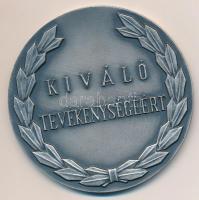 DN "Magyar Közgazdasági Társaság" ezüstözött Br plakett, "Kiváló Tevékenységéért&quot...