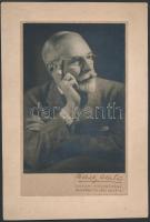 Székely Aladár (1879-1840): Zádor István (1882-1963) festőművész portréja, fotó, kartonra ragasztva, szárazpecséttel jelzett, 17×11,5 cm