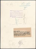 cca 1930 Trude Marlen, fotó, hátulján feliratozva, 23×17 cm