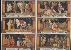 Az első 6 lap a János vitéz sorozatból T3-4