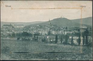 Lőcse, Levoca; Látkép / general view, leporellocard (fl)