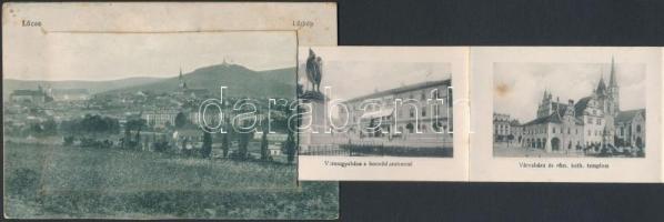Lőcse, Levoca; Látkép / general view, leporellocard (fl)